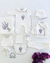Lavender 10-Piece Hospital Set with Purple Crochet