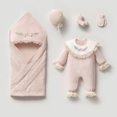 Melisa Velvet 5-Piece Hospital Set Pink