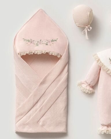 Melisa Kadife 5'li Hastane Seti Pembe