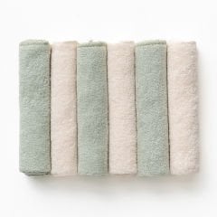 Terry Cloth 6 Piece Handkerchief Set