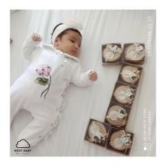 Ortanca Çiçekli 11'li Hastane Seti