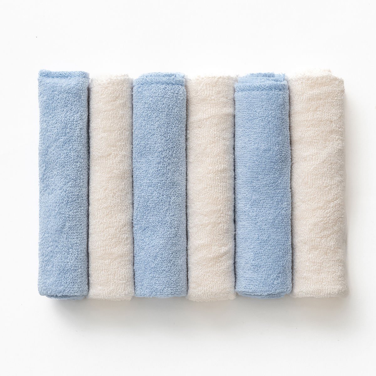 Terry Cloth 6 Piece Handkerchief Set