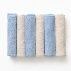 Terry Cloth 6 Piece Handkerchief Set