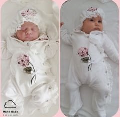 Ortanca Çiçekli 11'li Hastane Seti