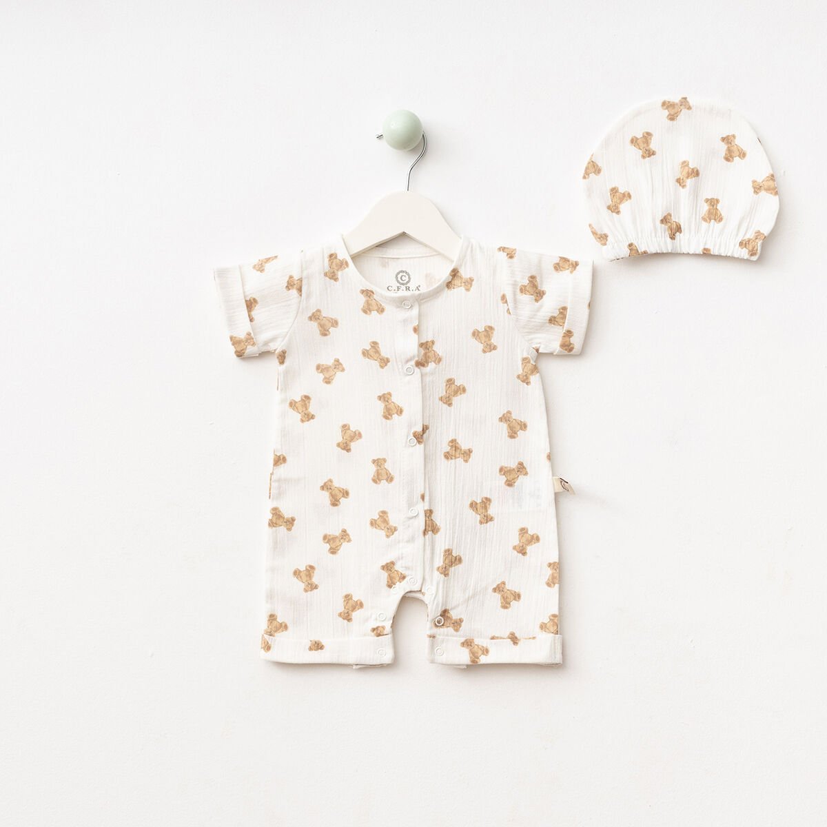 Teddy Müslin Kısa Tulum