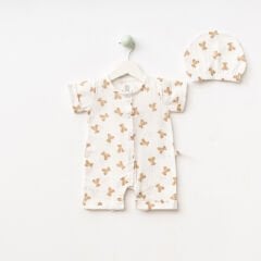 Teddy Müslin Kısa Tulum