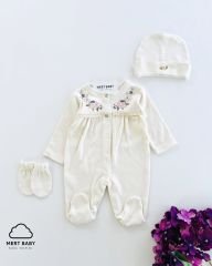 Sequential Floral Jumpsuit Natural