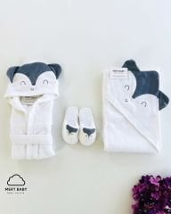 Little Fox Bathrobe Set