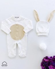 Rabbit Overalls Ecru Brown
