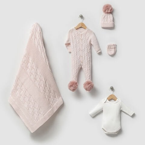 Ponponlu Triko 5'li Hastane Seti