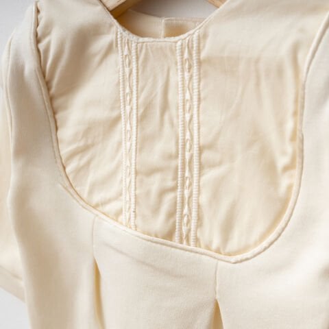 Şerit Nakışlı 10'lu Hastane Seti Natural