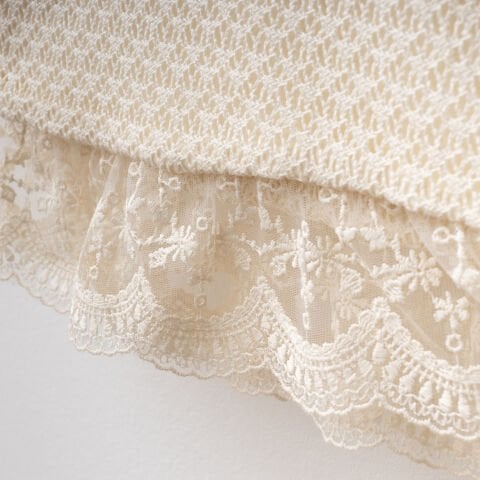 Lisa 4 Katlı Triko Dokuma Battaniye Natural