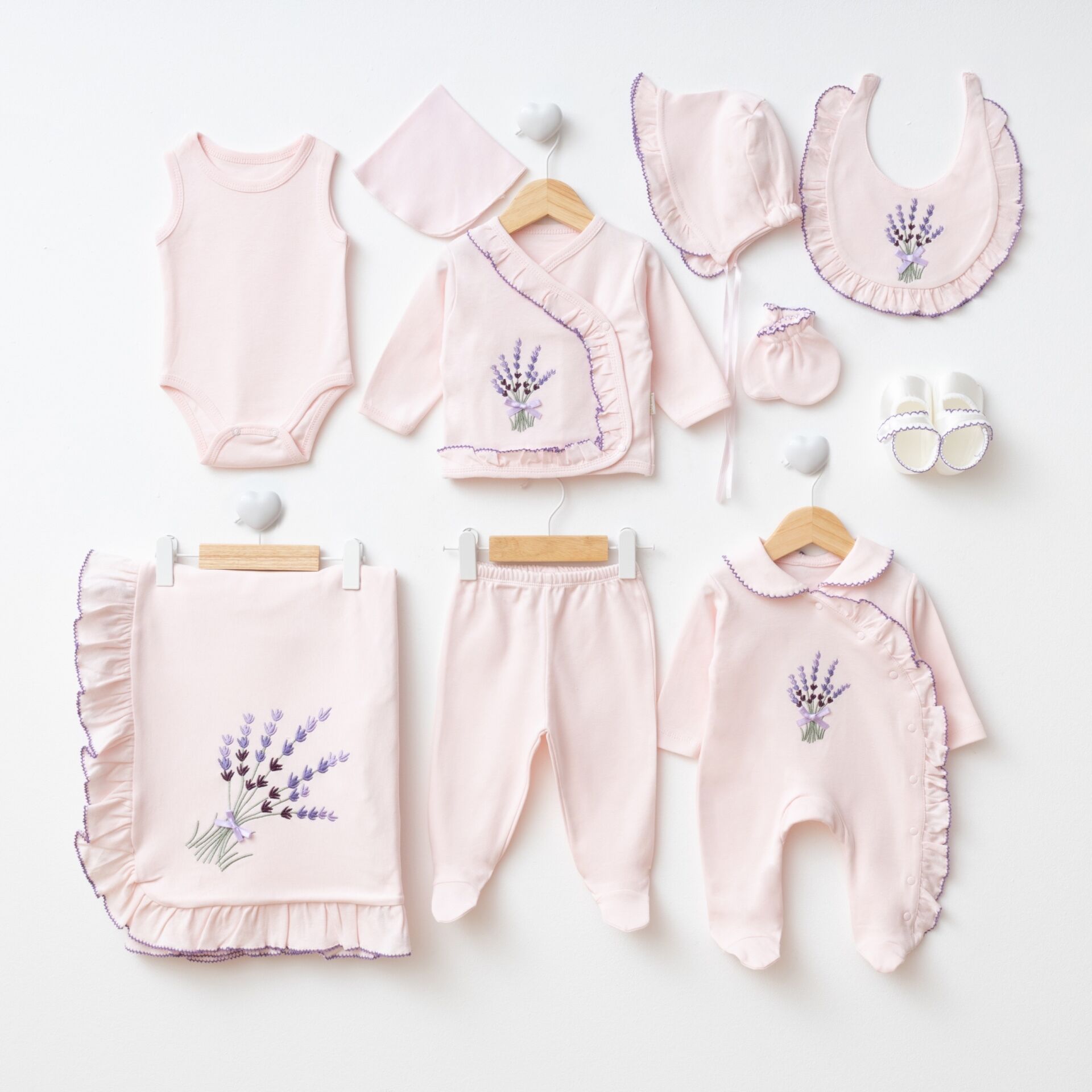 Lavanta 10'lu Hastane Seti Pembe