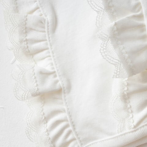 Dantelli Düğme Detaylı 5'li Hastane Seti