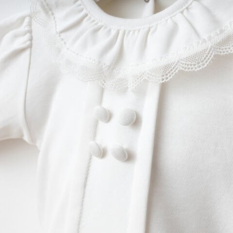 Dantelli Düğme Detaylı 5'li Hastane Seti