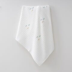 Carrot Lux Knitted Blanket