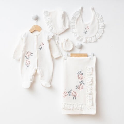 Fırfırella KADİFE 5'li Hastane Seti