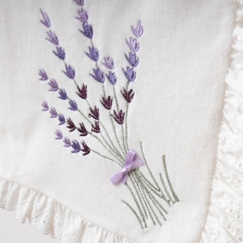 Lavanta KADİFE 5'li Hastane Seti