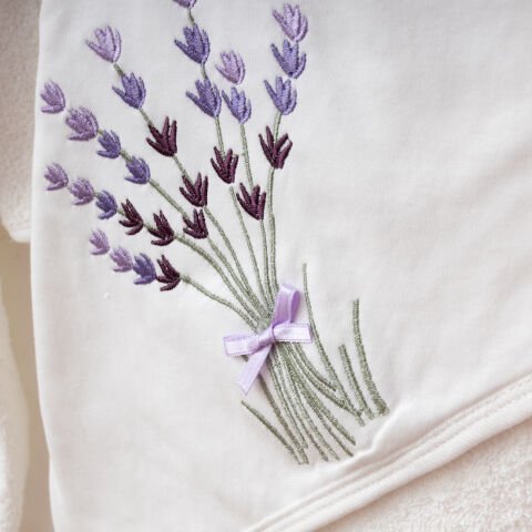 Lavanta 4'lü Bornoz Seti