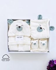 Baby Bear Bathrobe Set