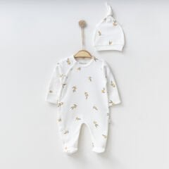 Olive Ribbed Overalls
