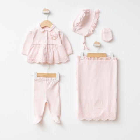 Lora Çiçekli 5'li Hastane Seti