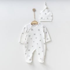 Cotton Ribbed Overalls