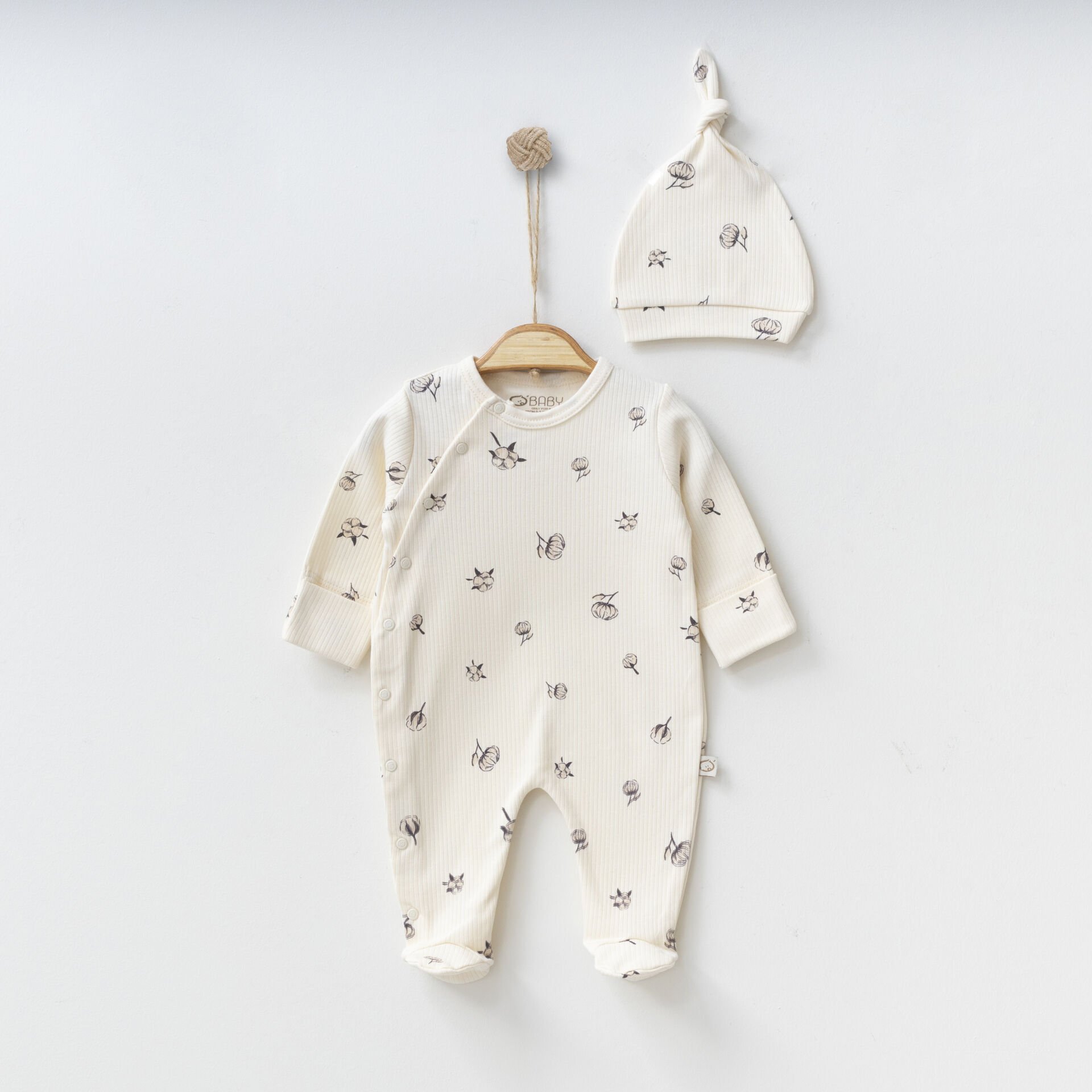 Cotton Ribbed Overalls