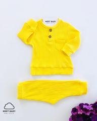 Corduroy Suit Yellow