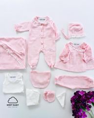 Pembe Müslin 10’lu Hastane Seti