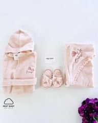 Pamira Bathrobe Set Dusty Rose