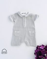 Short Muslin Jumpsuit
