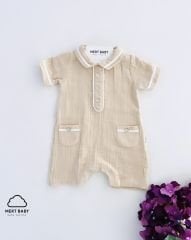 Short Muslin Jumpsuit