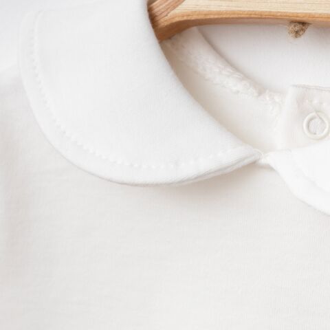 Sade Fırfır Şapkalı Tulum