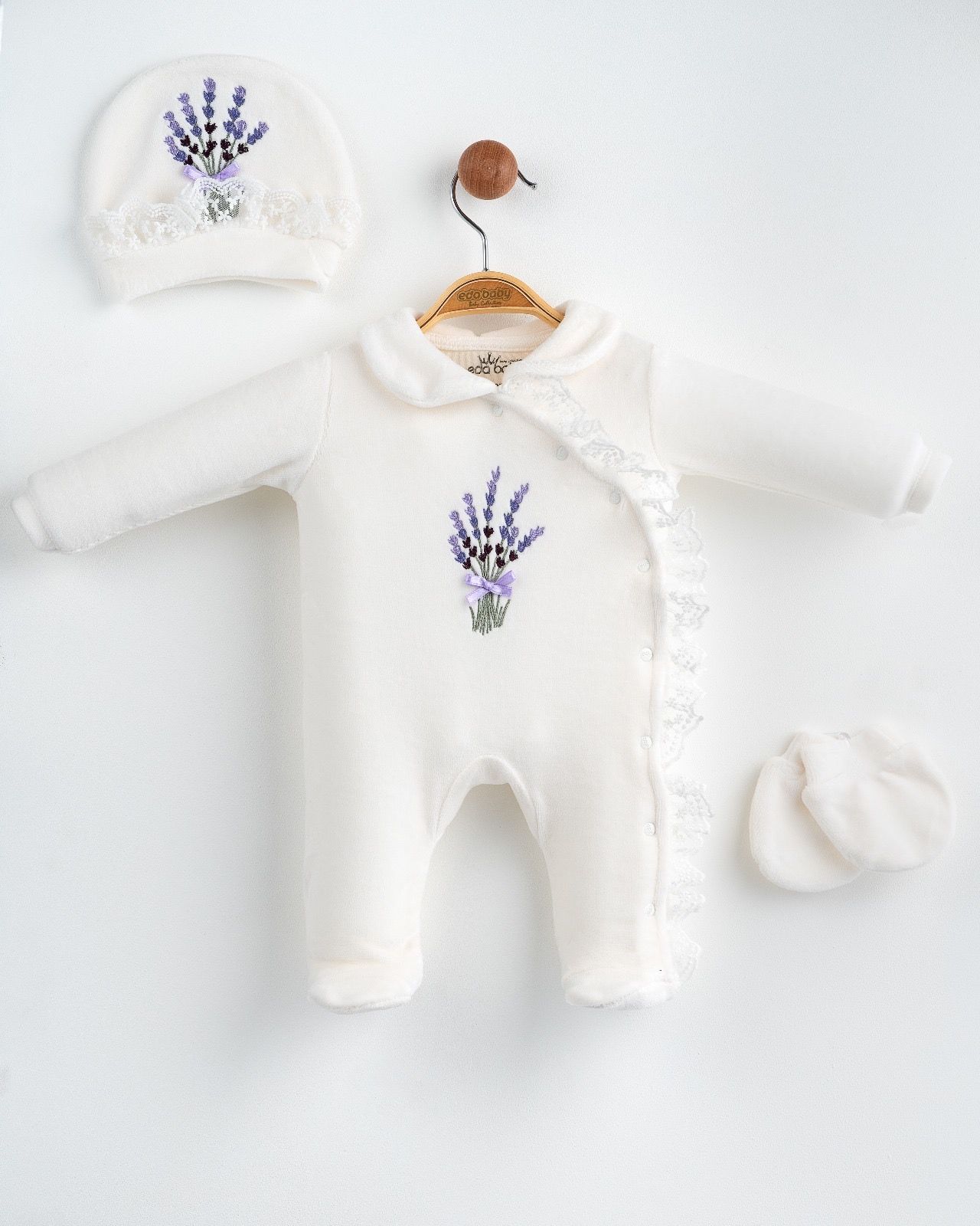 Lavanta Kadife Tulum Seti