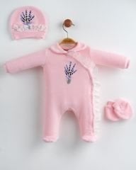 Lavanta Kadife Tulum Seti Pembe