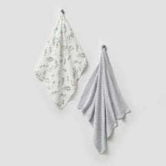 Double Blanket Set (1 Muslin - 1 Knitwear)
