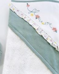 Hello Flowers Bornoz Seti