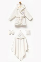 Sweet Elephant Bathrobe Set