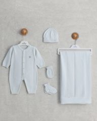 Deniz Knitwear 5-Piece Hospital Set Baby Blue