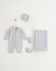 Pointed Collar 5-Piece Knitwear Hospital Set