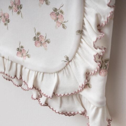 Ortanca Çiçekli Dijital Baskılı 3'lü Hastane Seti