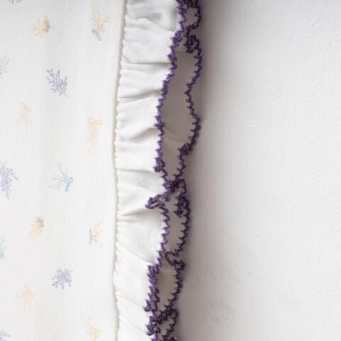 Flower Theme Dijital Baskılı 3'lü Hastane Seti