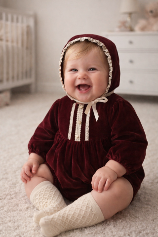 Adel Kadife Romper Set (Geniş Kalıp)