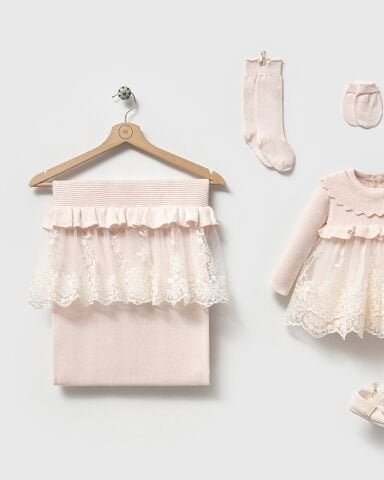 Diana Prenses Triko 6'lı Hastane Seti Pembe