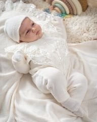 Emma Knitwear 5-Piece Hospital Set Cream