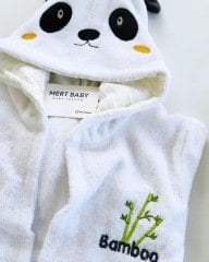 Panda Bamboo Bathrobe Set