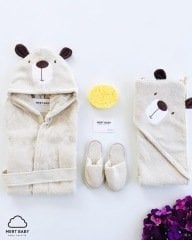 Baby Bear Bathrobe Set