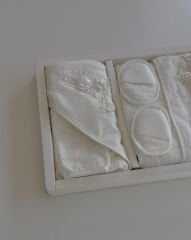 Imported Lace Bathrobe Set
