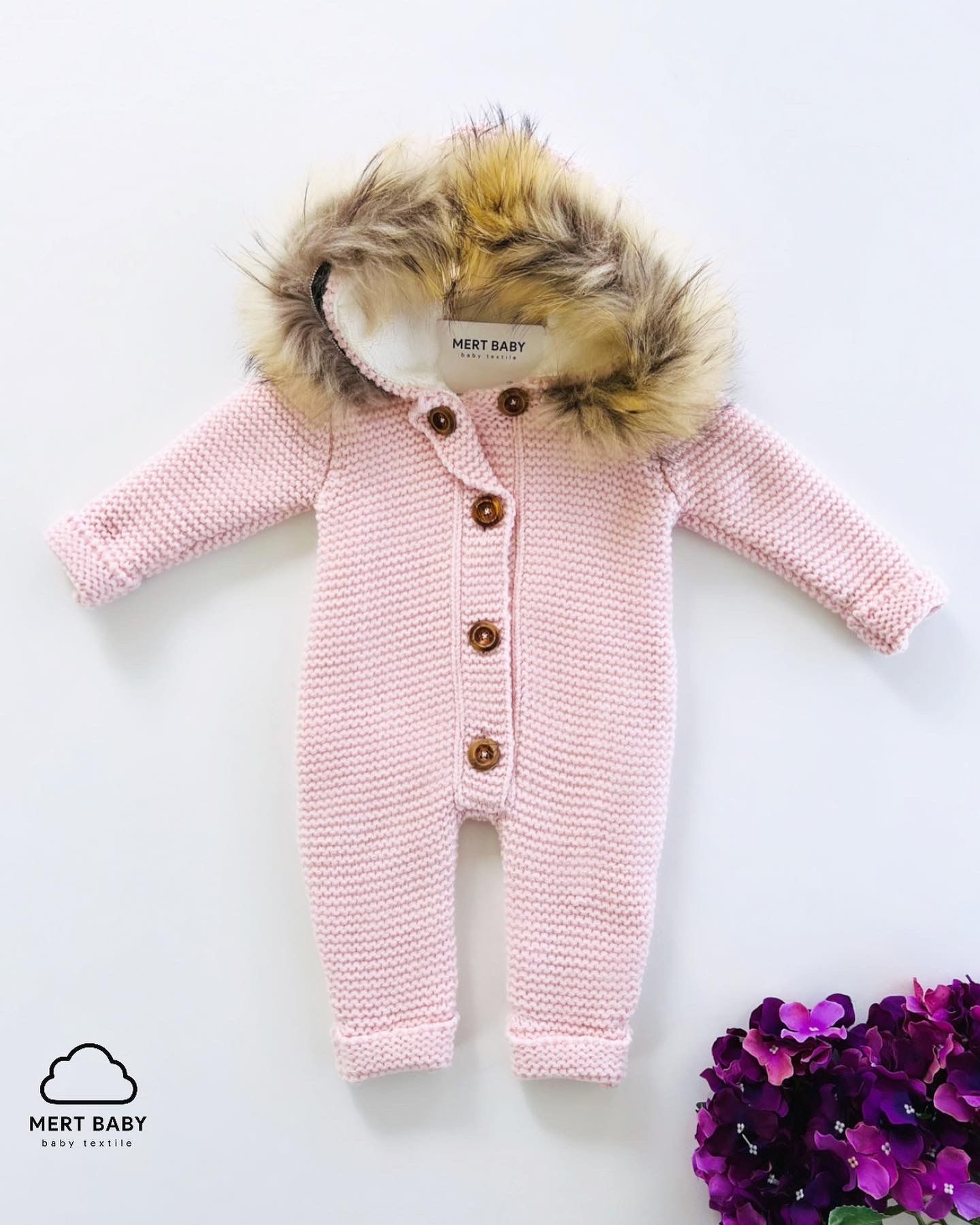 Kürklü İçi Yünlü Triko Tulum